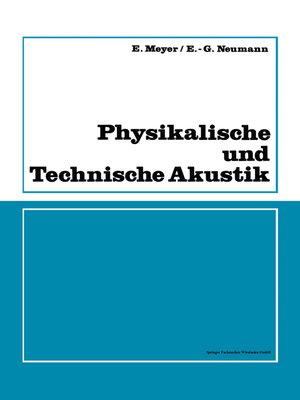 cover image of Physikalische und Technische Akustik